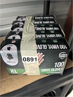 5 Boxes Vinyl Gloves, XL U246