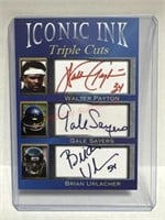 Iconic Ink Walter Payton Gale Sayers Brian Urlache