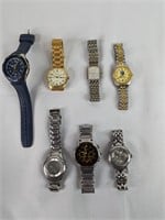 Assorted Watches Including Fossil