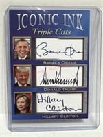 Iconic Ink Barack Obama Donald Trump Hillary Clint