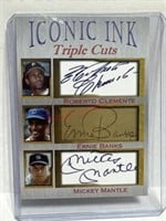 Iconic Ink Roberto Clemente Ernie Banks Mickey Man