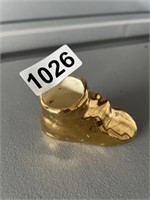 Gold Colored Shoe, 3.5" x 2" U248