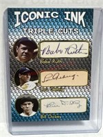 Iconic Ink Babe Ruth Lou Gehrig Bill Dickey