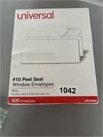 500 #10 Window Envelopes/Peel Seal U248