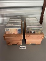 50 Hard Rock CD's w/Crates U248