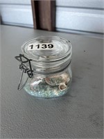 Glass Jar w/Locking Closure U249