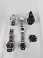 Assorted Watches Including Citizen Casio