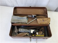Metal Tool Box with TOOLS