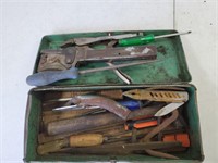 Metal Tool Box w/ Tools