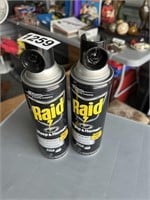2 Cans Raid Wasp Spray U253