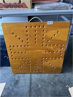Wooden Game Board w/Marbles U253