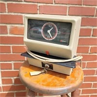 Vintage Simplex Time Clock 2 Keys