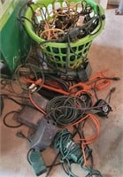 Huge Basket of Electrical Extension cords and time