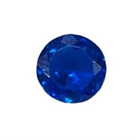 Natural 0.85ct Round Blue Tanzanite Gemstone