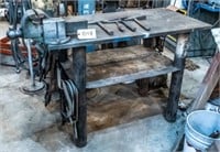 Welding Table with Press, vise , clamps & tools