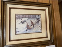 FRAMED GROUSE PRINT BY MAASS