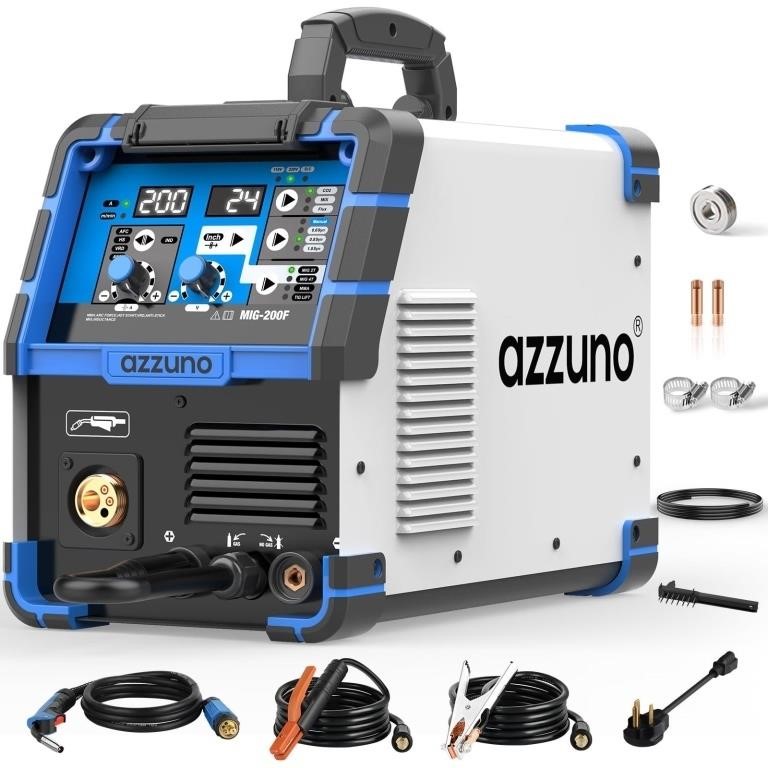 AZZUNO 200A MIG Welder,110V/220V Dual Voltage...