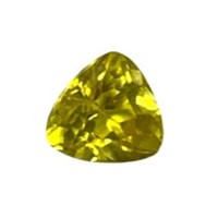 Natural 1.20ct Trillion Yellow Sapphire Gemstone