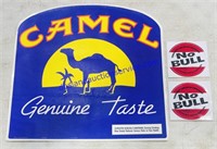 Camel Floor Decal & Pair of No Bull Stickers