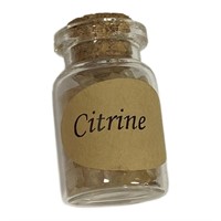 Natural Citrine Mixed Chips Bottle