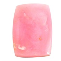 Natural Rectangular 29.20ct Pink Opal Cabochon