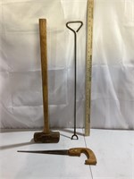 Sledgehammer, Saw, Sprinkler Key