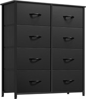 8-Drawer Dresser  Black Storage Tower
