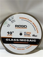 $60.00 RIDGID DIAMOND GLASS/ MOSAIC BLADE 10”