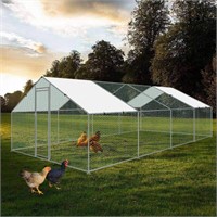Chicken Coop Cage (9.8' L x 26.2' W x 6.56' H)