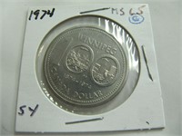 1974 $1 CDN COIN
