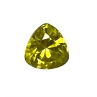 Natural 1.35ct Trillion Yellow Sapphire Gemstone