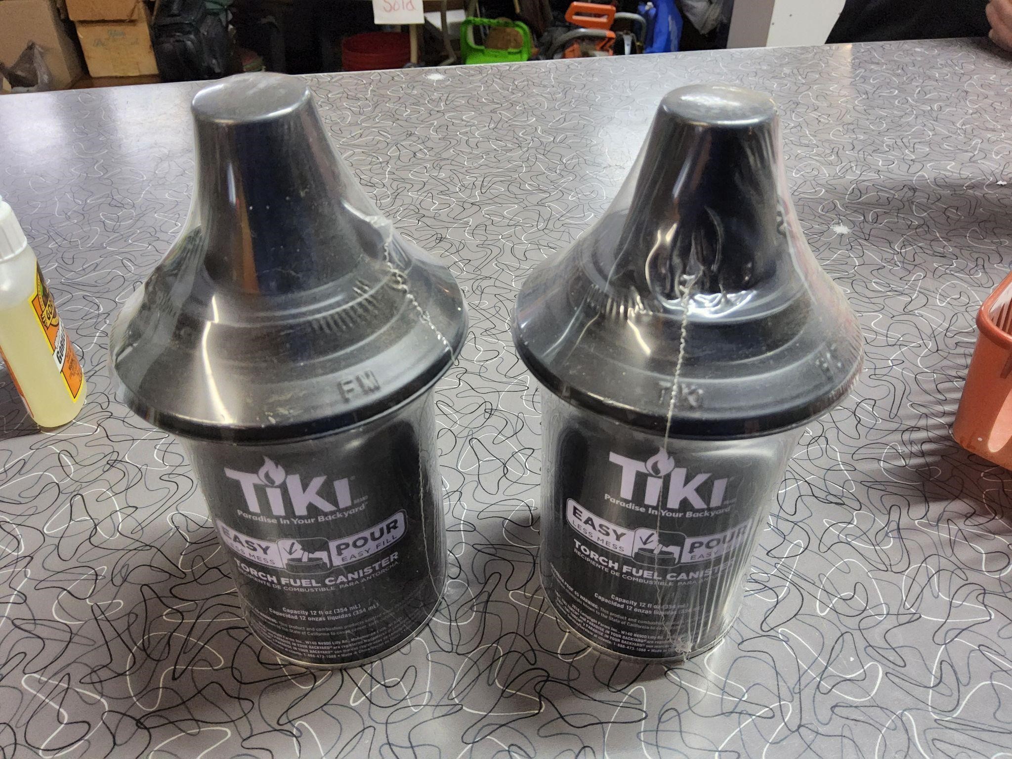 2 Tiki torch Fuel canister, NEW