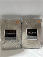 $80.00 set of two EASTWOOD curtain panels size