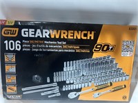 $150.00 GEARWRENCH 106 Piece Sae/Metruc Mechanics