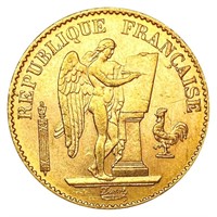 1859 France .1867oz Gold 20 Francs CLOSELY