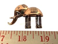 Renoir modernist copper elephant pin