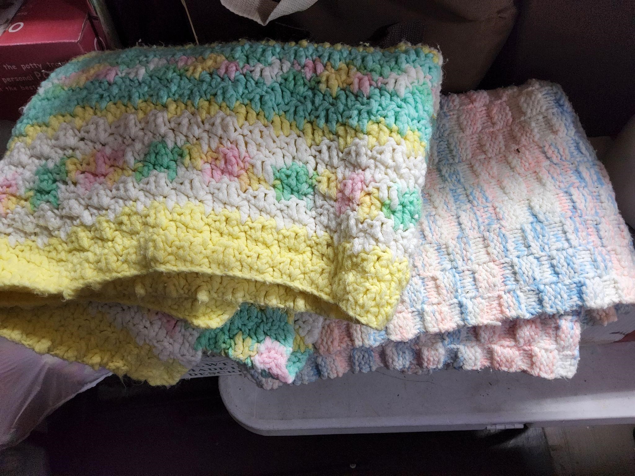 2 baby blankets