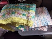 2 baby blankets