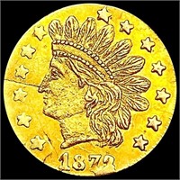 1873 Round California Gold Quarter UNCIRCULATED