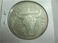 1982 $1 CAMEO COIN