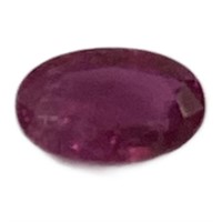 Natural Oval Cut .25ct Ruby