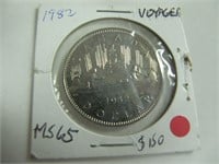 1982 $1 VOYAGEUR COIN