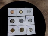 9-Mixed foreign coins