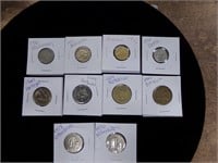 10-Mixed foreign coins