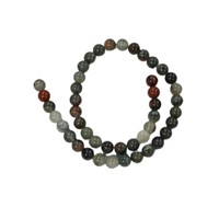 Natural African Bloodstone 8mm Bead 15 In Strand