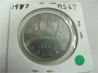 1987 $1 CDN COIN