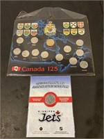 Canada 125 Year Coin Set + more