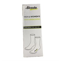 Alvada Unisex Wool Hiking Socks Size Small