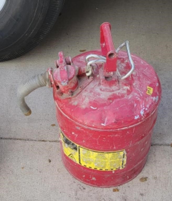 Safety fuel container