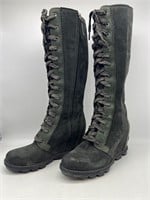 Sz 6.5 Ladies Sorel Wedge Heeled Winter Boots